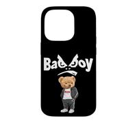 Custodia per iPhone 14 Pro Angry Bad Boys Style, Cool Teddy Bear Bad Boy Graphic Design