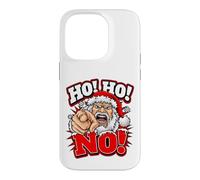 Custodia per iPhone 14 Pro Angry Santa Ho Ho No Funny Christmas Maglione Style