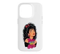 Custodia per iPhone 14 Pro Anni '80 Big Hair Glam Girl Retro Pop Art Moda Ritratto Stile