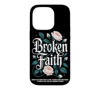 Custodia per iPhone 14 Pro Arte Resiliente con Design Floreale Vintage