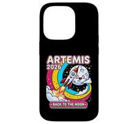 Custodia per iPhone 14 Pro Artemis II 2026 Cute Design for Kids Launch Back to The Moon