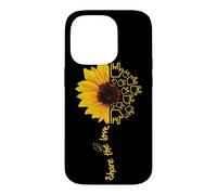 Custodia per iPhone 14 Pro ASL American Sign Language Sunflower Share the Love