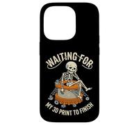 Custodia per iPhone 14 Pro Aspettando che la mia stampa 3D finisca Funny Maker Design