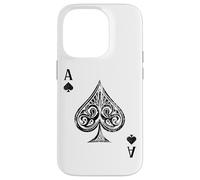Custodia per iPhone 14 Pro Asso di picche