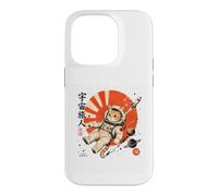 Custodia per iPhone 14 Pro Astronauta giapponese Cosmic Wanderer Space Cat