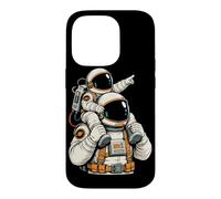 Custodia per iPhone 14 Pro Astronauta Papà E Figlio Spazio Esterno Pianeti Galassia Astronomia