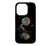 Custodia per iPhone 14 Pro Astronauta Pianeta Riflessione Spazio Universo Galassia Cosmica