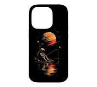 Custodia per iPhone 14 Pro Astronauta Pianeta Riflessione Spazio Universo Galassia Cosmica