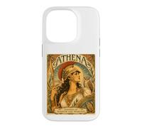 Custodia per iPhone 14 Pro Atena Dea della Saggezza e della Guerra Mitologia Greca Arte