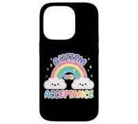 Custodia per iPhone 14 Pro Autism Pro Acceptance Rainbow con simbolo dell'infinito