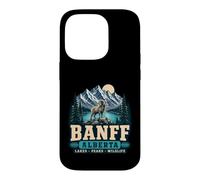 Custodia per iPhone 14 Pro Avventura nella fauna selvatica di Banff, Alberta Lakes Peaks