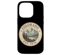 Custodia per iPhone 14 Pro Avventura Vintage nelle Montagne del Colorado