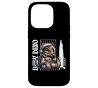 Custodia per iPhone 14 Pro Baby Roar Astronaut Dinosaur Dino Space Cosmic Galactic Art