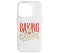 Custodia per iPhone 14 Pro Baking Queen Crowned Chef Cute Baking Lover