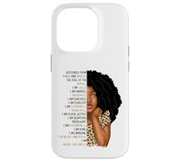 Custodia per iPhone 14 Pro Bambini Black Pride Girls I Am Black Girl Magic Cheetah Leopard