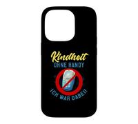 Custodia per iPhone 14 Pro Bambinità senza cellulare Ich war hier