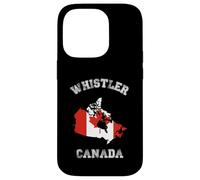 Custodia per iPhone 14 Pro Bandiera del Canada Distressed Whistler Pride