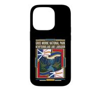 Custodia per iPhone 14 Pro Bandiera del parco nazionale Gros Morne Terranova e Labrador