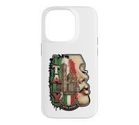 Custodia per iPhone 14 Pro Bandiera Italia Firenze Duomo Donna Labbra Graphic Design Firenze