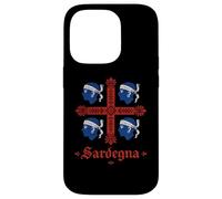 Custodia per iPhone 14 Pro Bandiera Sardegna Quattro Mori Sardegna Orgoglio Italia Design