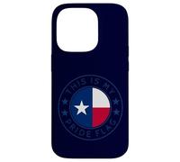 Custodia per iPhone 14 Pro Bandiera Texas This Is My Pride The Lone Star State Flag Art TX