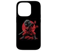 Custodia per iPhone 14 Pro Barboncino Papà Carino Anime Giapponese Roba Samurai Cane Ninja