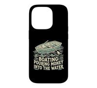 Custodia per iPhone 14 Pro Barca versando soldi in acqua motoscafo capitano