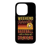 Custodia per iPhone 14 Pro Baseball previsioni del fine settimana con possibilità di bere birra