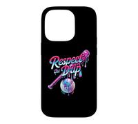 Custodia per iPhone 14 Pro Baseball Respect The Drip Ice Cream Men Women Kids