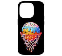 Custodia per iPhone 14 Pro Basketball Ice Cream Drip Sport Player Men Women Kids