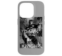 Custodia per iPhone 14 Pro Batman Fighting The Storm Grayscale