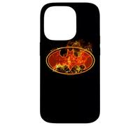 Custodia per iPhone 14 Pro Batman Flames Logo