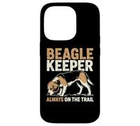 Custodia per iPhone 14 Pro Beagle Keeper Always On The Trail - Amante dei cani