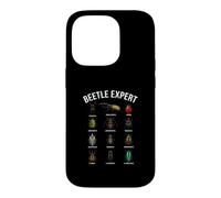 Custodia per iPhone 14 Pro Beetle Expert - Grafico per insetti con cervo Ercole, scarabeo e