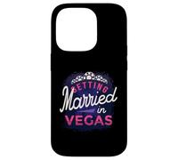 Custodia per iPhone 14 Pro Bella sposarsi a Vegas Casino Jewel Crown