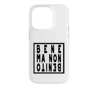 Custodia per iPhone 14 Pro Bene ma non... Antifascista, Bella ciao, resistenza, Italia