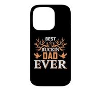 Custodia per iPhone 14 Pro Best Buckin Dad Ever Hunting Hunter Life Adventure Nature