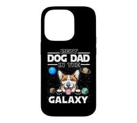 Custodia per iPhone 14 Pro Best Dog Dad In The Galaxy Corgi Puppy Dogs Lovers