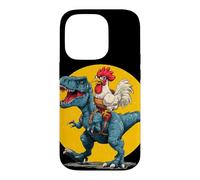 Custodia per iPhone 14 Pro Best Friends - Costume da pollo per gli amanti dei dinosauri
