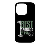 Custodia per iPhone 14 Pro Best Grandpa By Par Father's Day Golf Grandad Golfing Gift