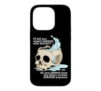 Custodia per iPhone 14 Pro Bevanda Di Halloween Dal Teschio Dei Tuoi Nemici