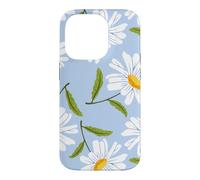 Custodia per iPhone 14 Pro Bianco Daisy Floral Pattern Primavera Fiore Giardino