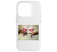 Custodia per iPhone 14 Pro BICCHIERI VINO CAPPELLA SISTINA DIVERTENTE RINASCIMENTALE MICHELANGELO