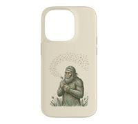 Custodia per iPhone 14 Pro Big-Foot che soffia dente di leone desideri vintage natura amante 1