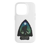 Custodia per iPhone 14 Pro Bigfoot Arrowhead Sasquatch Scopri la grafica del cielo notturno