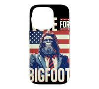 Custodia per iPhone 14 Pro Bigfoot for President Election Vote Sasquatch USA Flag 2024
