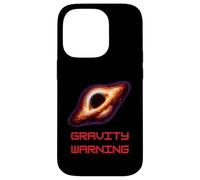 Custodia per iPhone 14 Pro Black Holes Gravity Warning Maglietta Fun Space Physics
