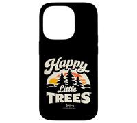 Custodia per iPhone 14 Pro Bob Ross Happy Little Trees