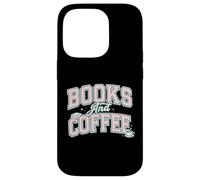 Custodia per iPhone 14 Pro Books And Coffee Cozy Reader Typography Pastel Design