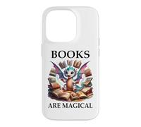 Custodia per iPhone 14 Pro Books are Magical Dragon Book Lover Read Books Happy Dragons
